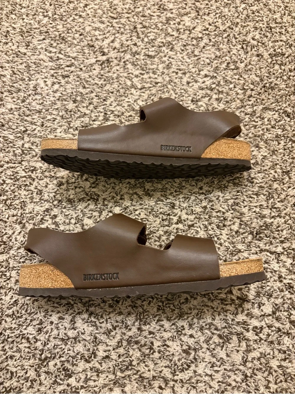 Birkenstock Brown Milano Double Strap Sandal